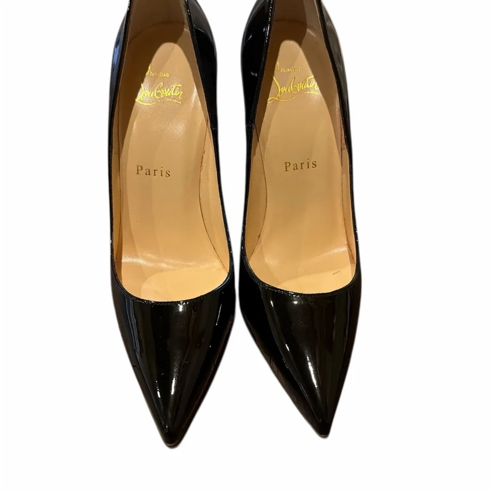 Christian Louboutin Black patent So Kate Heels - Picture 4 of 6